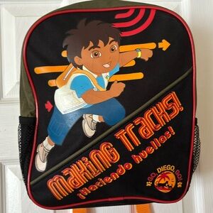 Backpack Go Diego Go new Nickelodeon FAB Starpoint 10" x 12" padded straps